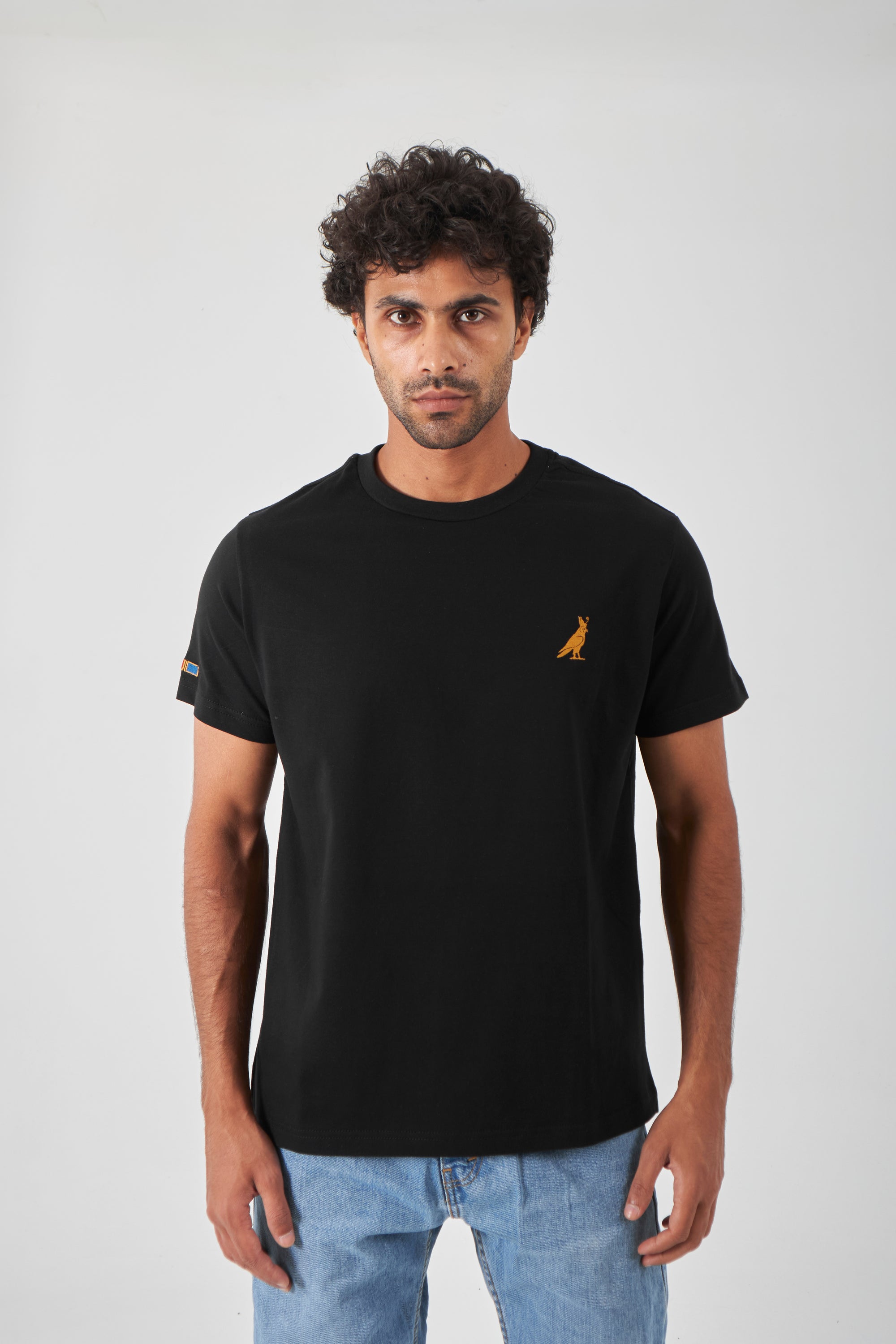 Basic Crew Neck T-Shirt  - Black