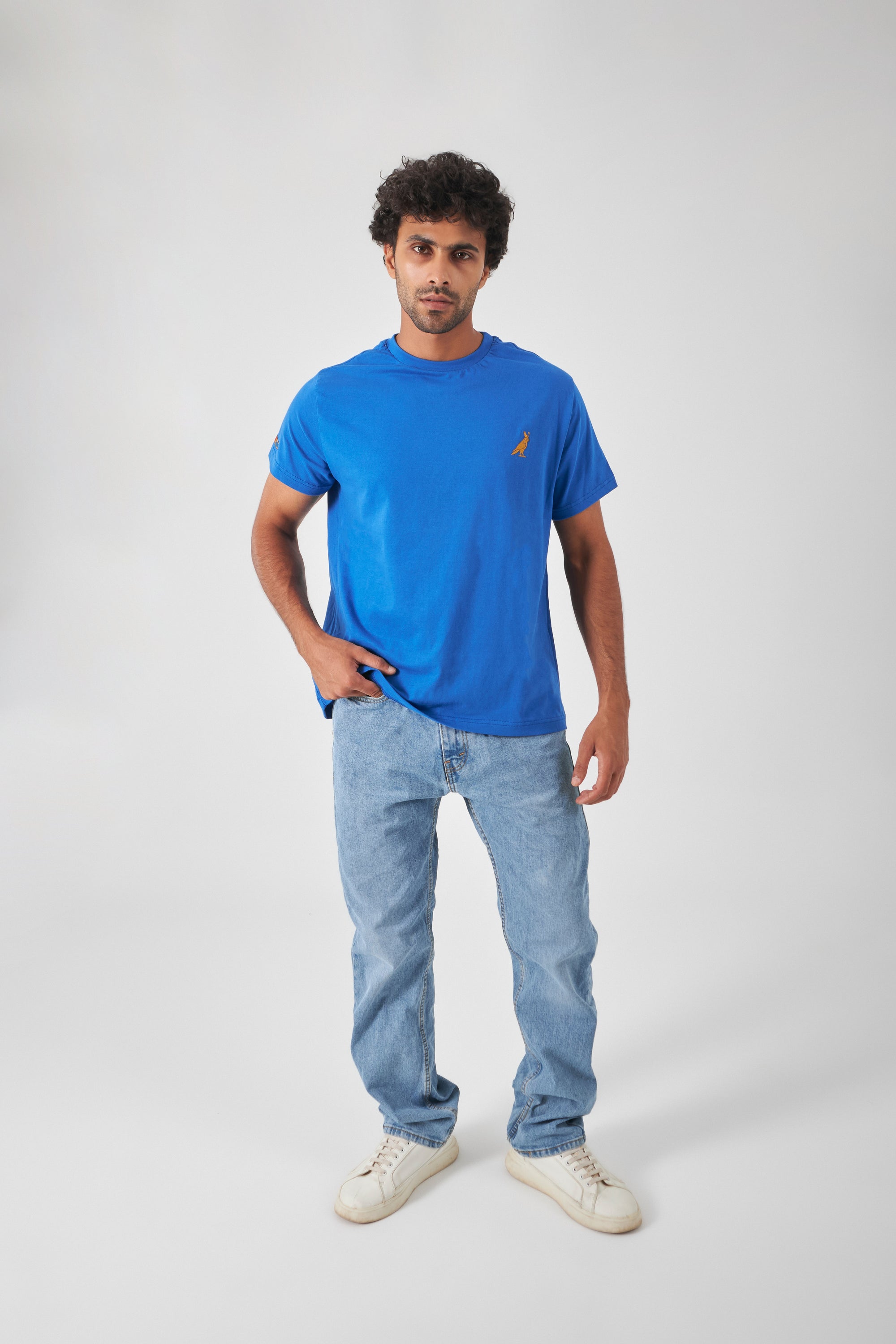 Basic Crew Neck T-Shirt - Royal Blue