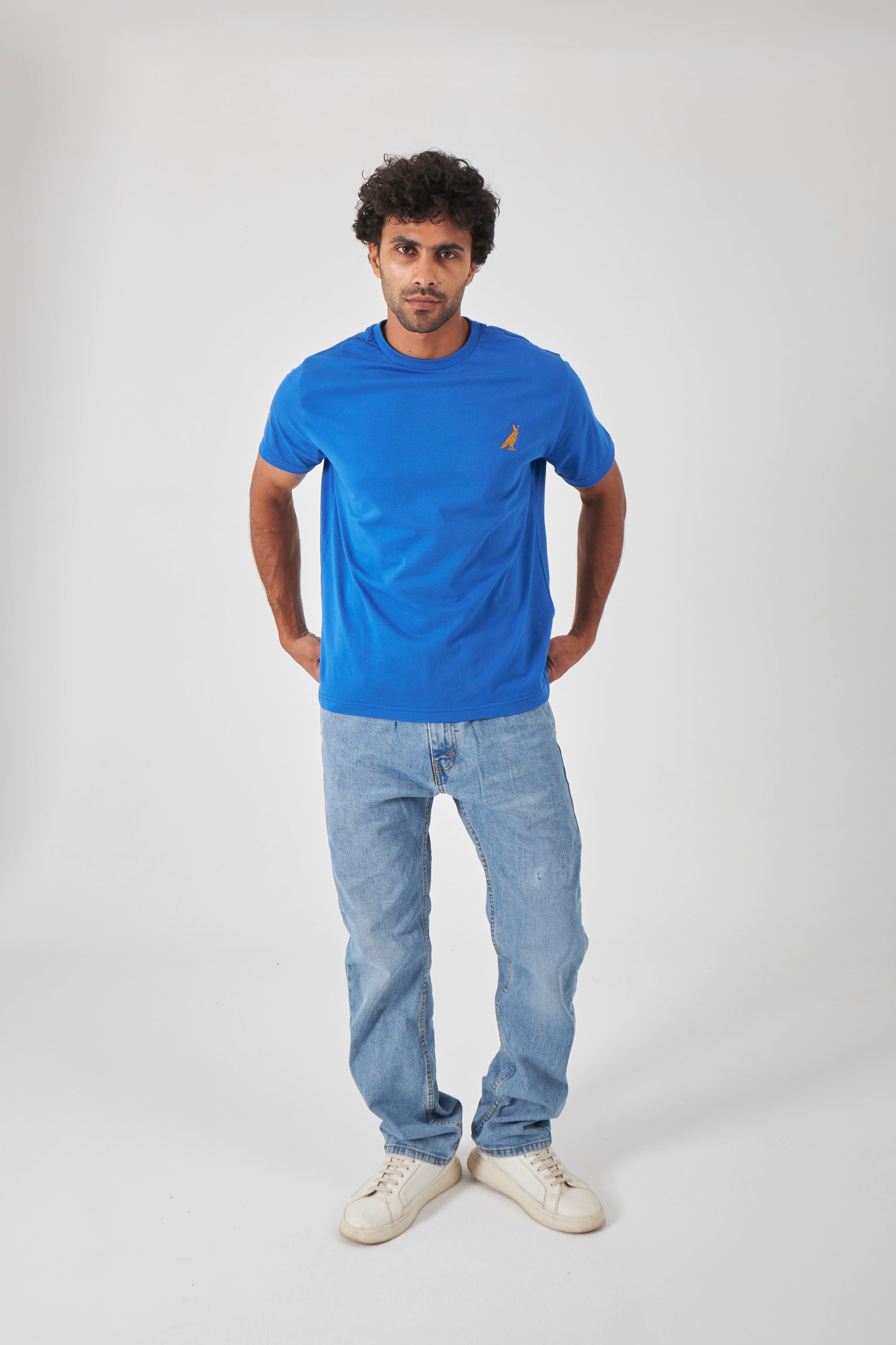 Basic Crew Neck T-Shirt - Royal Blue
