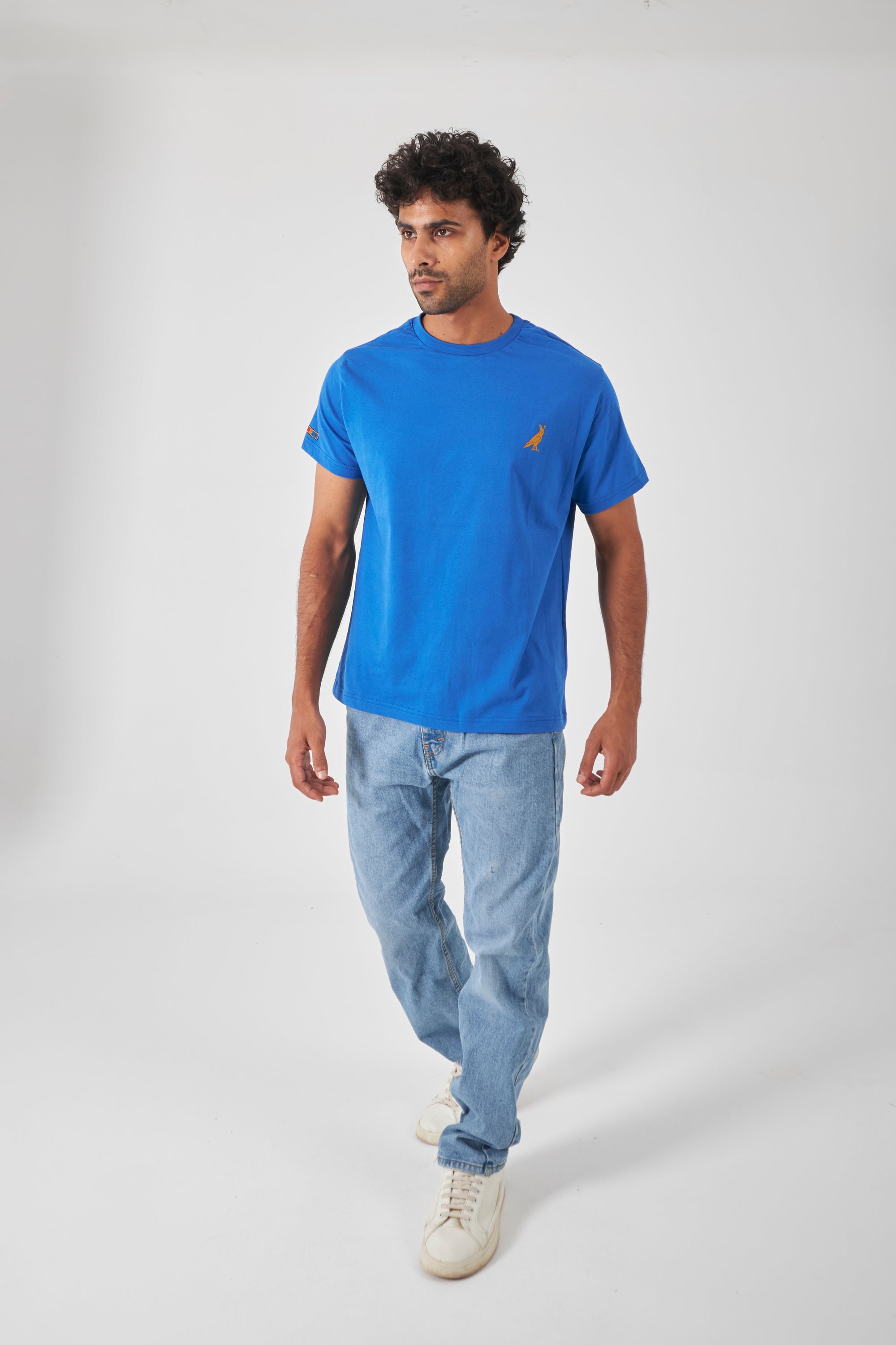 Basic Crew Neck T-Shirt - Royal Blue