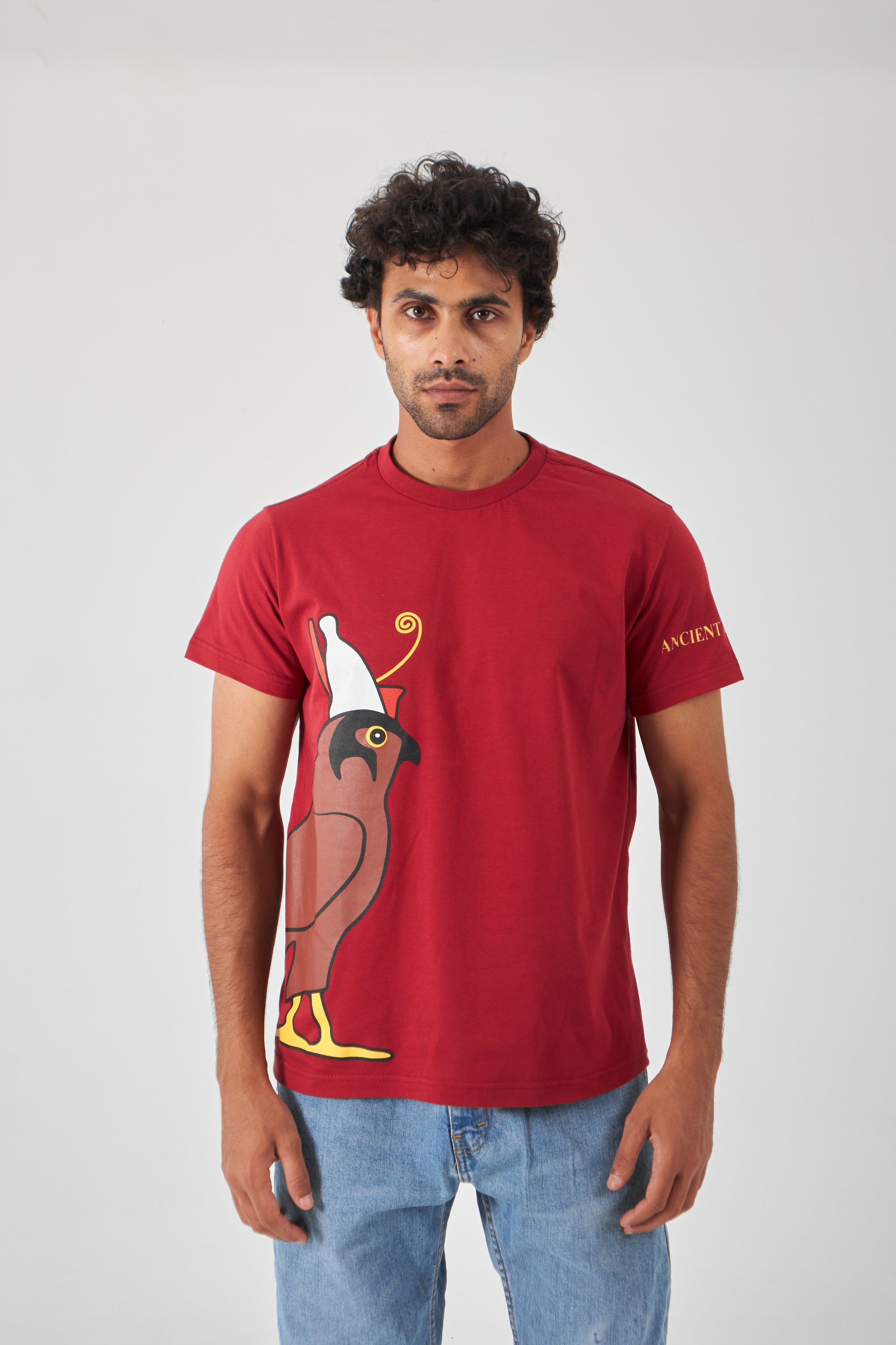 The Side Signature T-Shirt - Royal Red