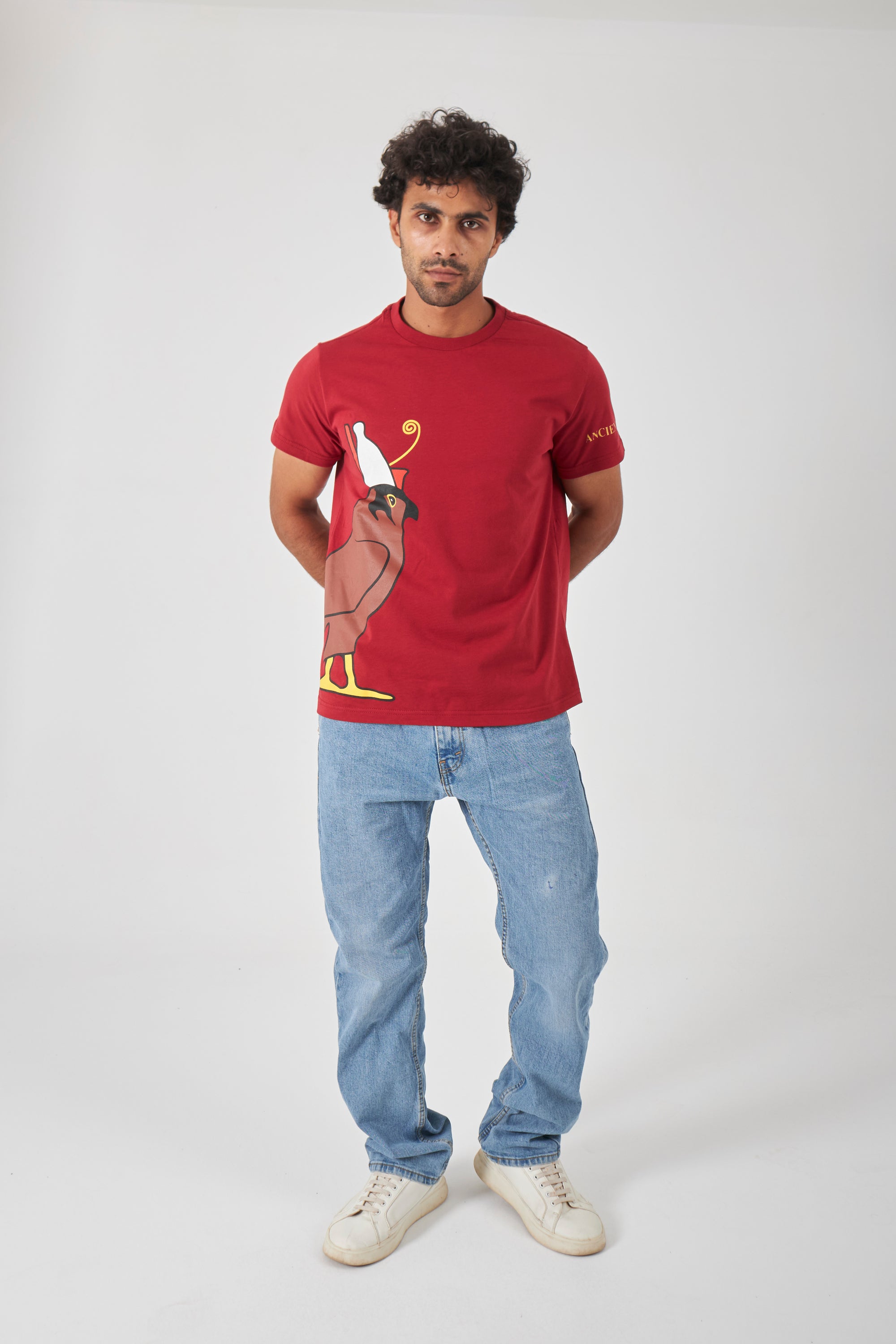 The Side Signature T-Shirt - Royal Red