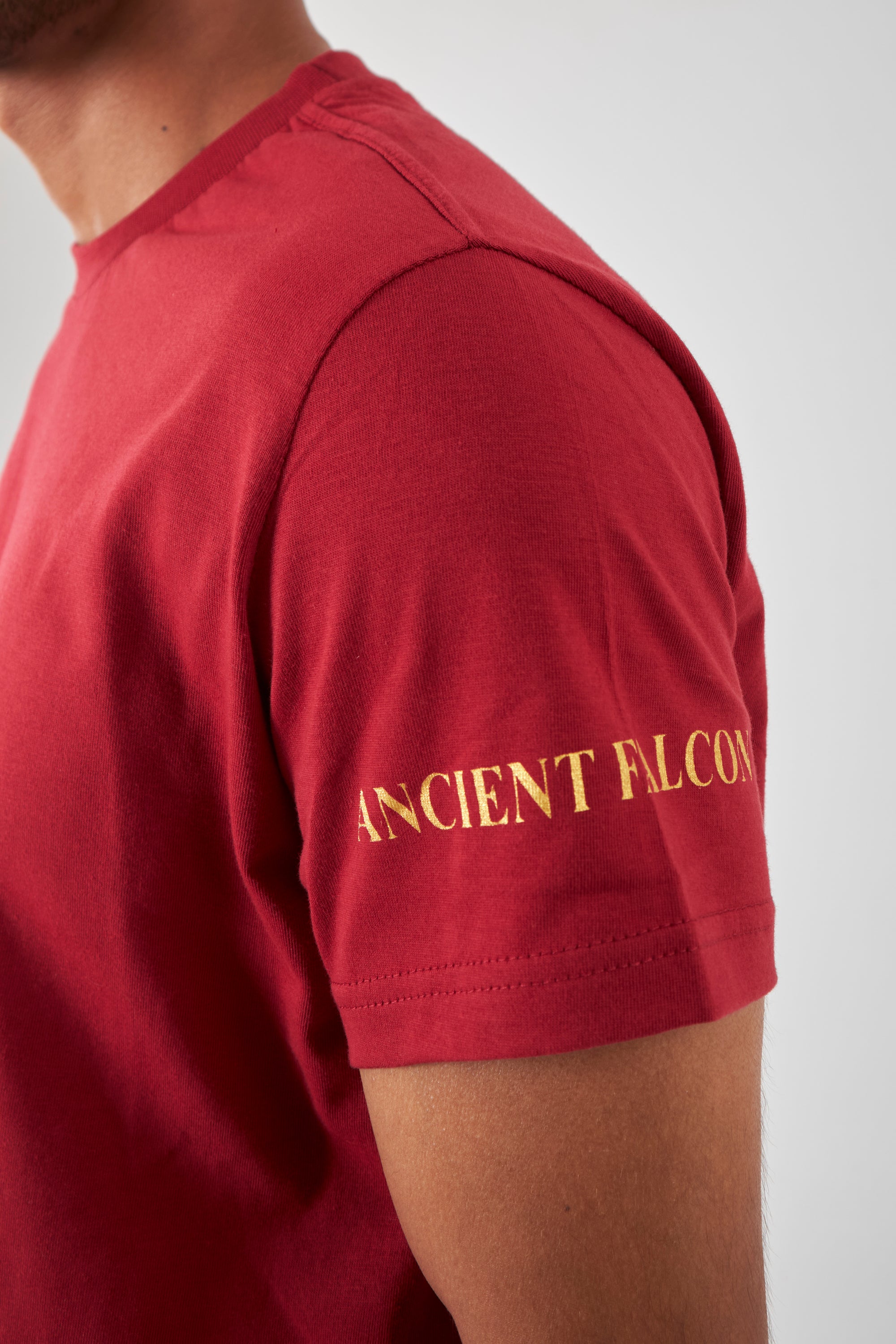 The Side Signature T-Shirt - Royal Red