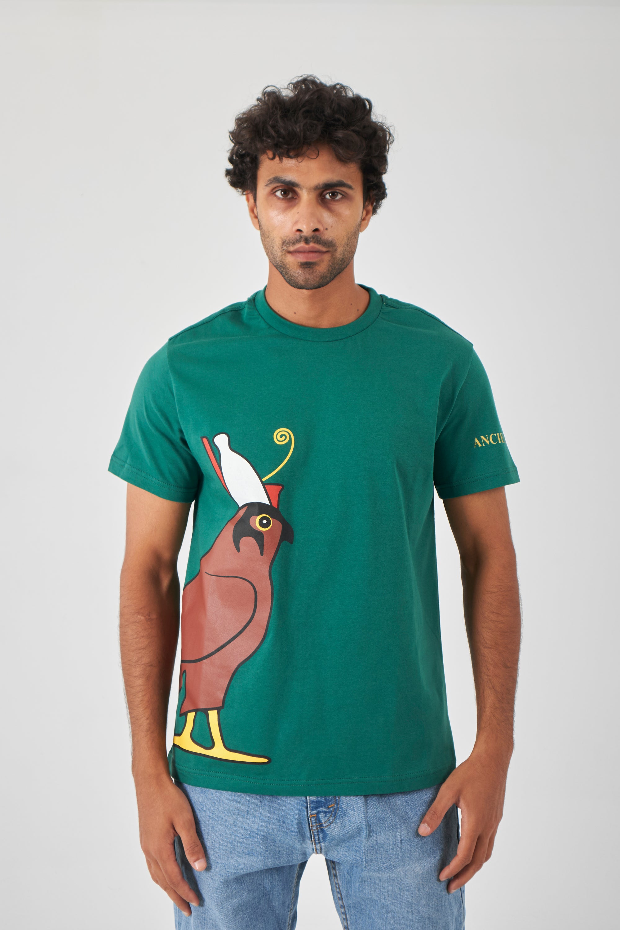 The Side Signature T-Shirt - Royal Green