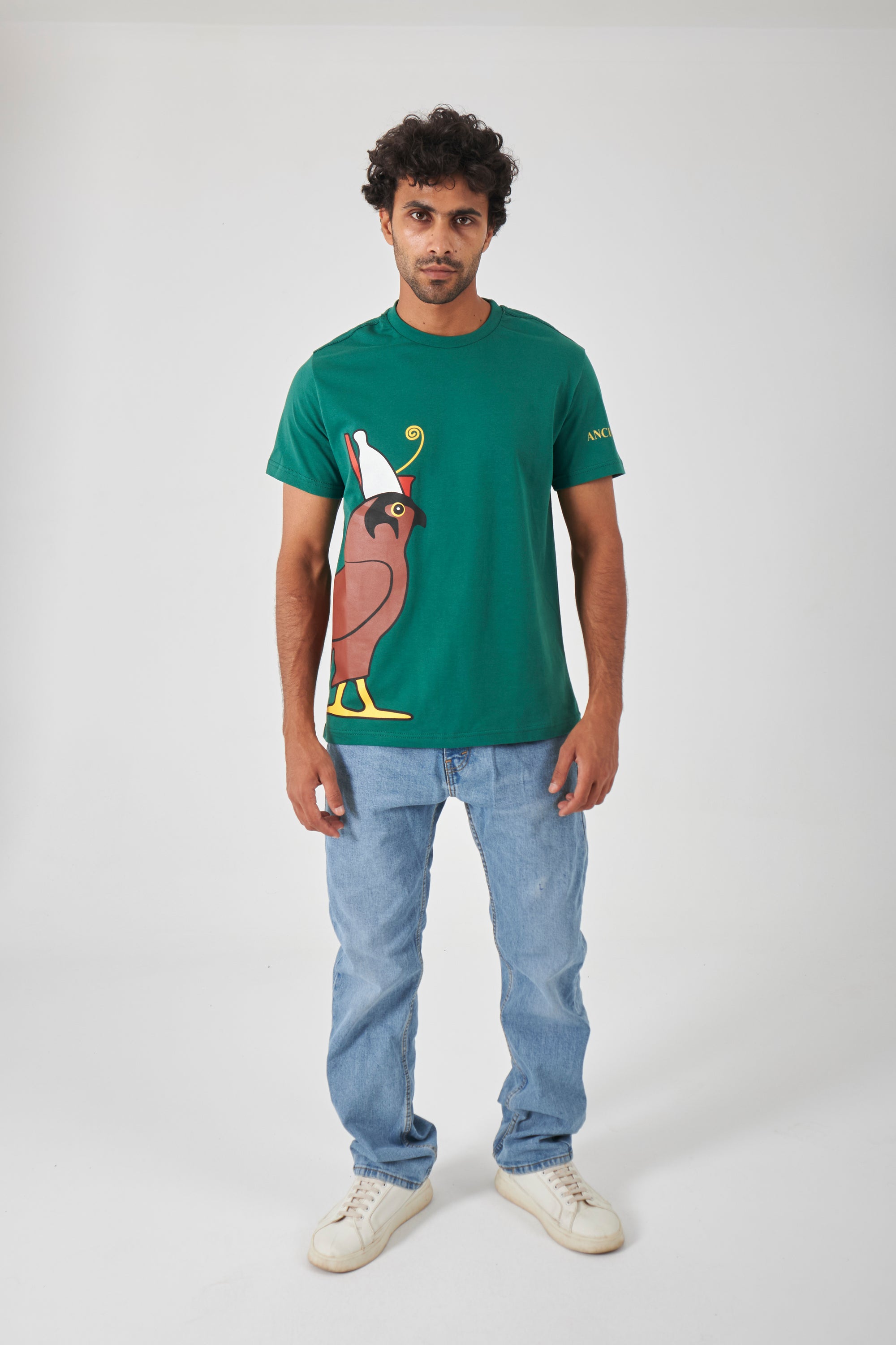 The Side Signature T-Shirt - Royal Green