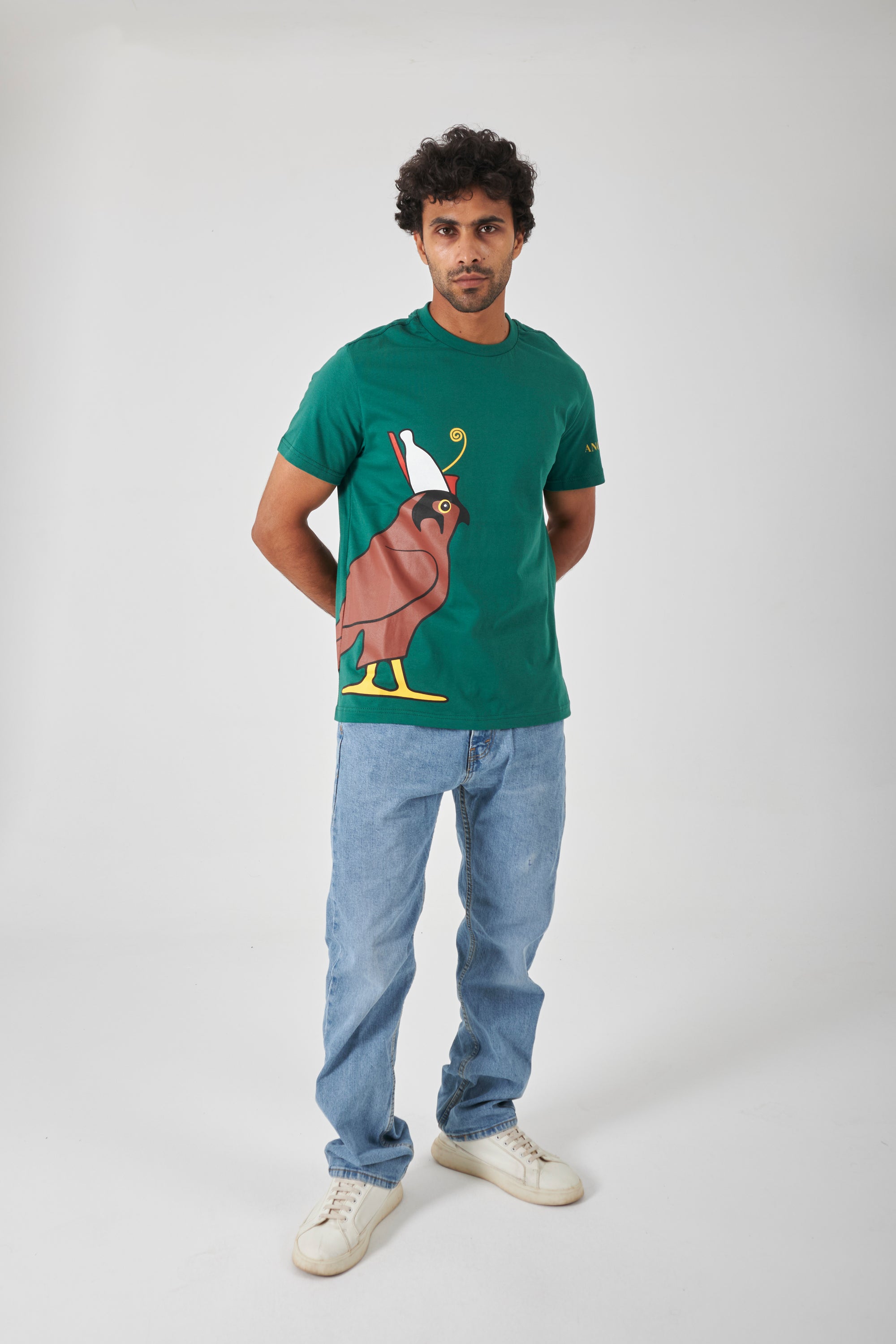The Side Signature T-Shirt - Royal Green