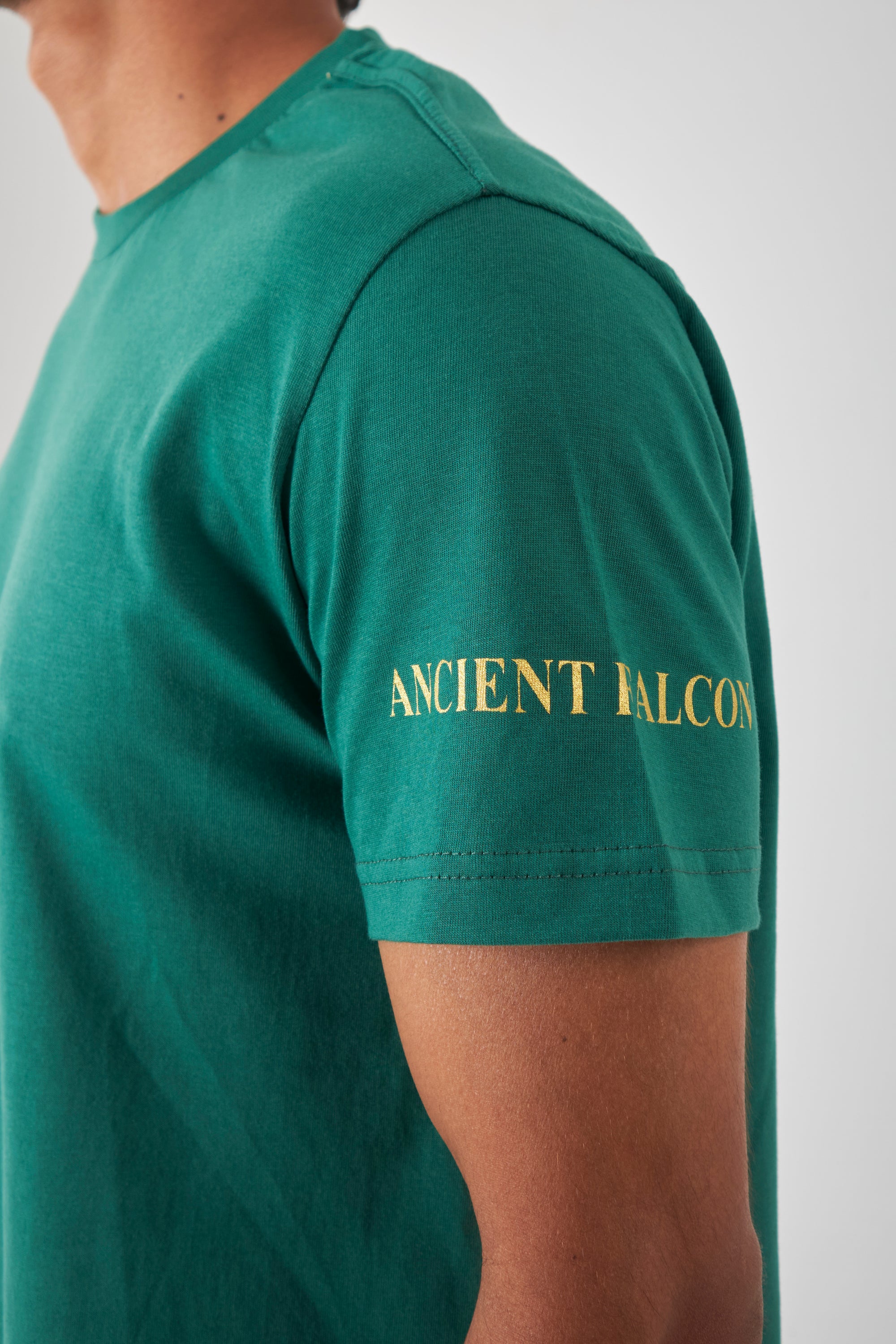 The Side Signature T-Shirt - Royal Green