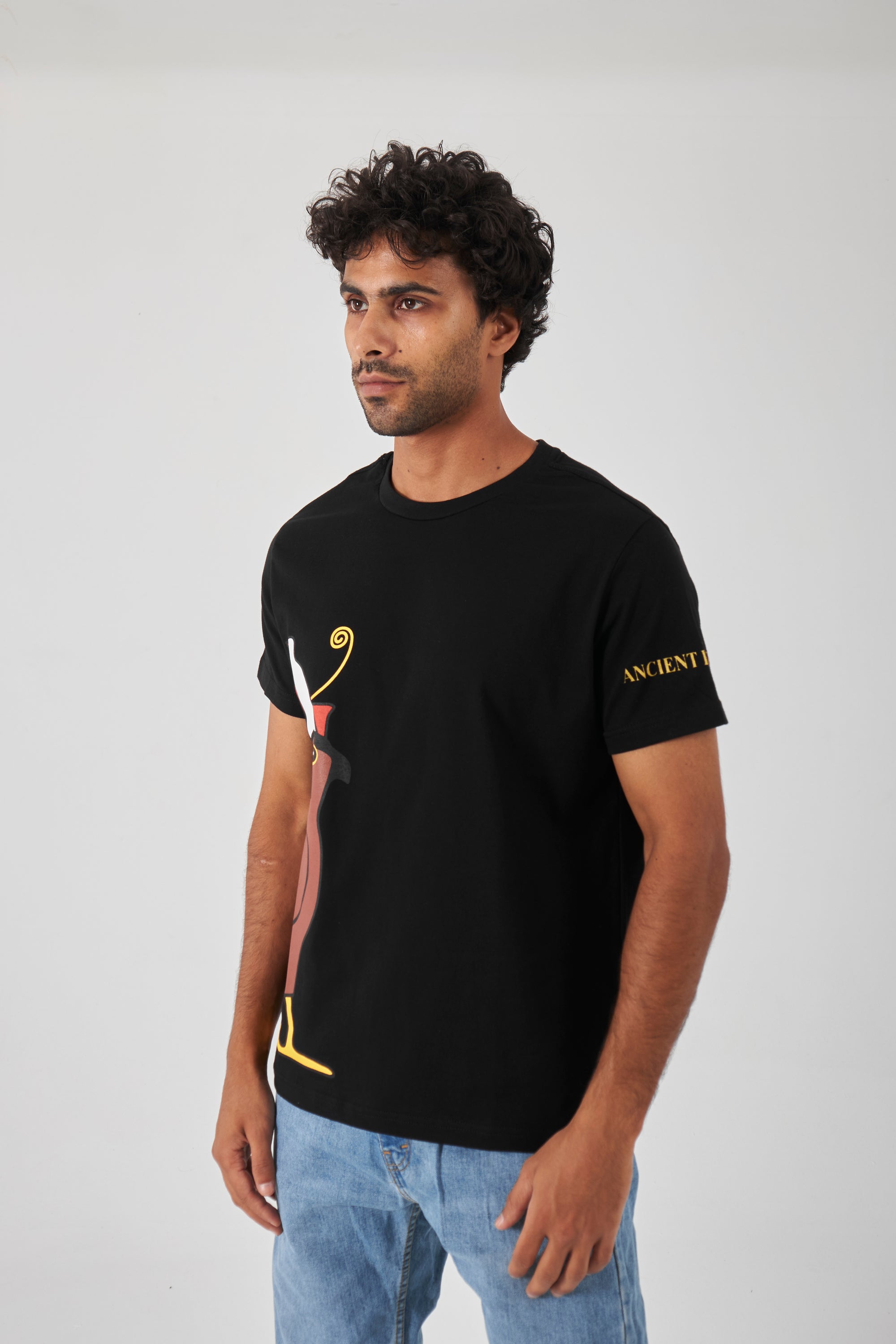The Side Signature T-Shirt - Black