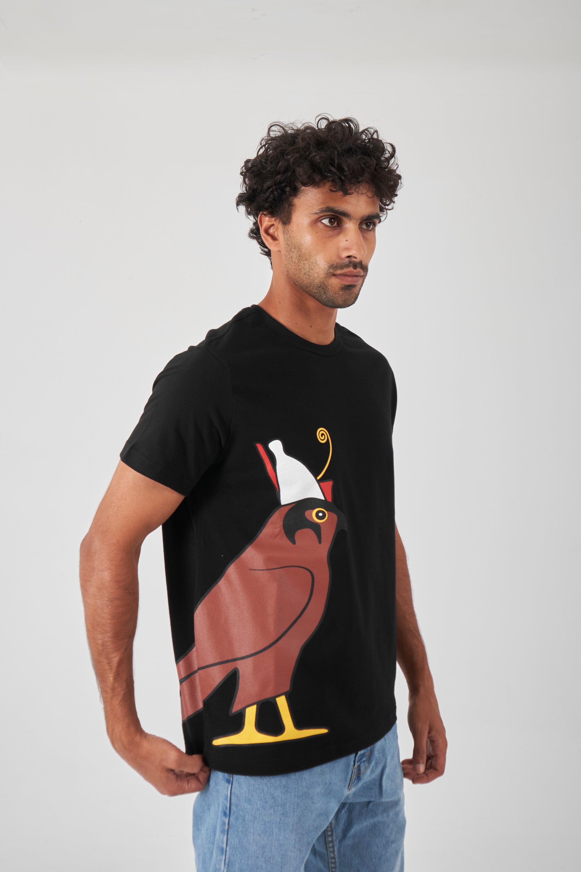 The Side Signature T-Shirt - Black