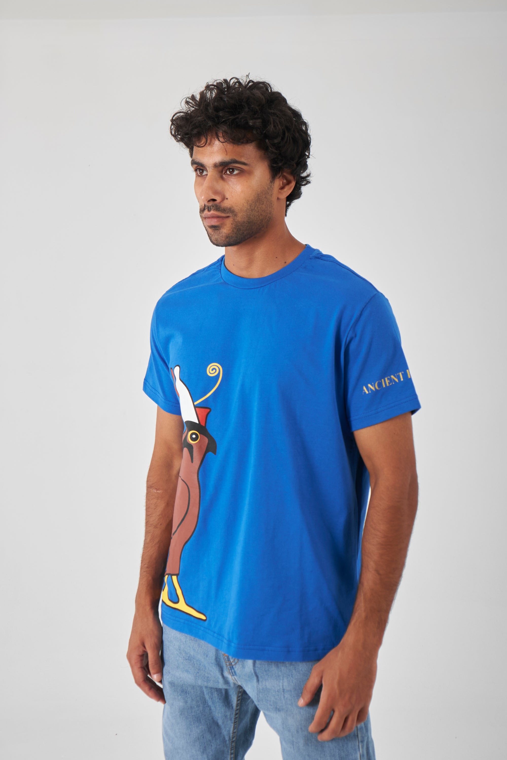 The Side Signature T-Shirt - Royal Blue