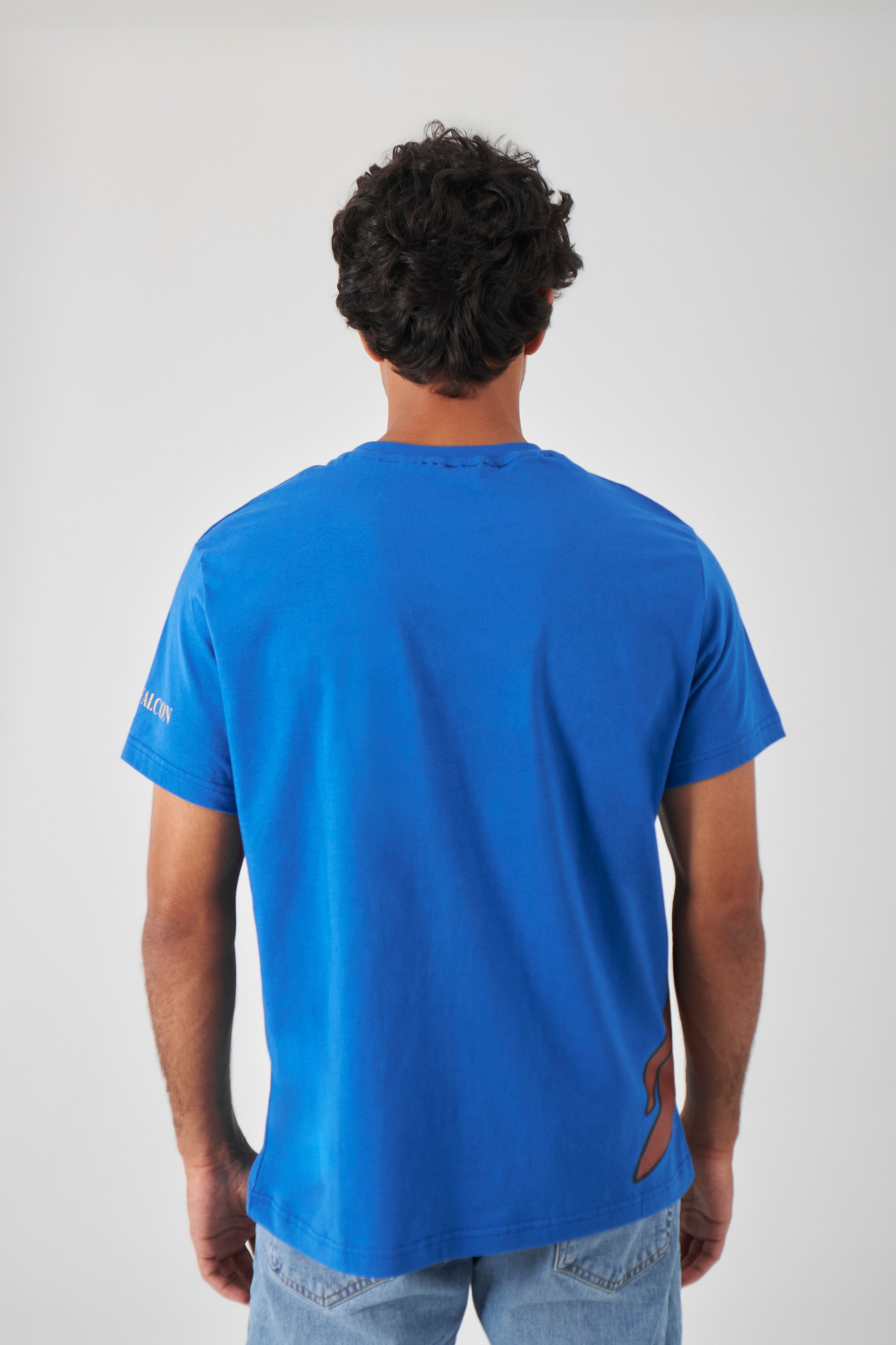 The Side Signature T-Shirt - Royal Blue