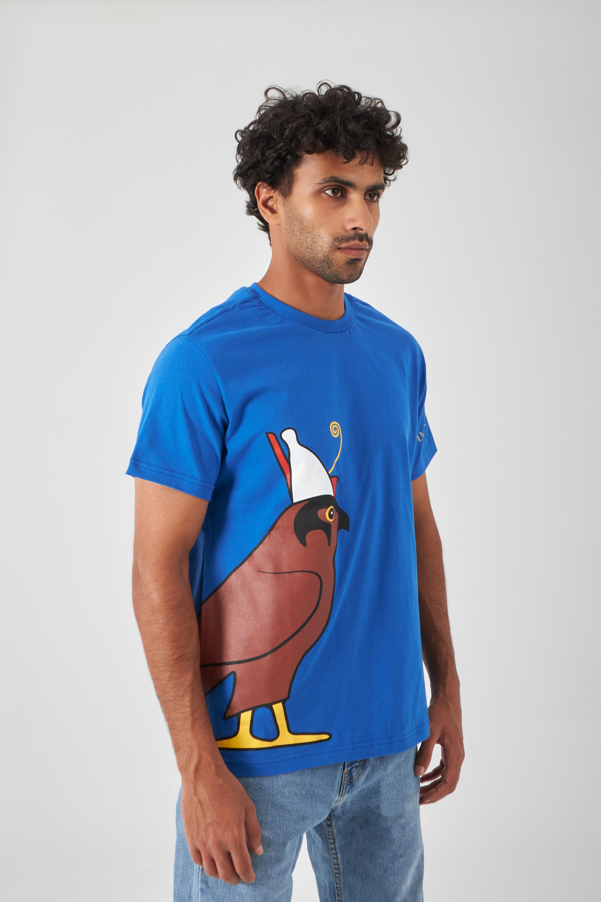 The Side Signature T-Shirt - Royal Blue