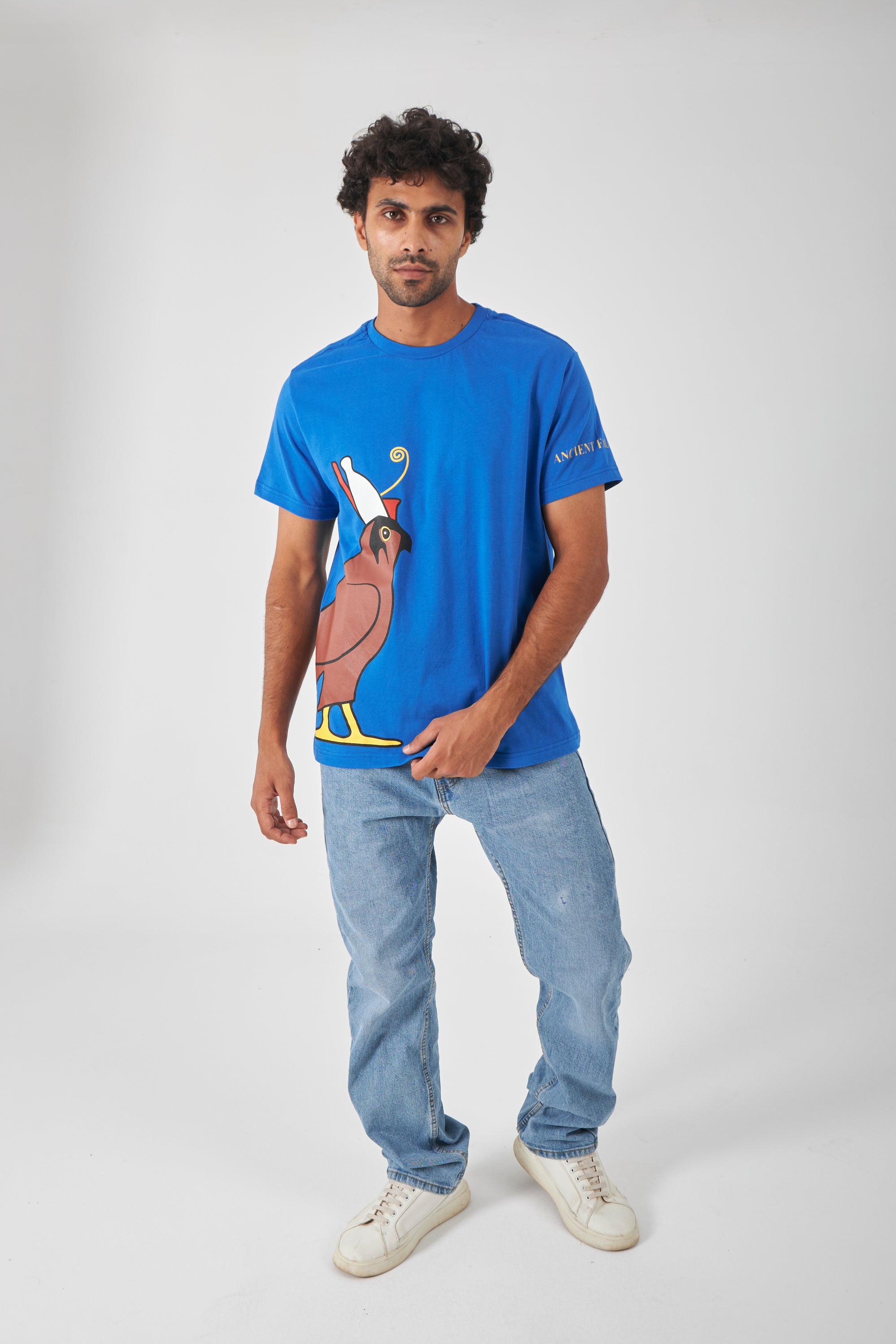 The Side Signature T-Shirt - Royal Blue