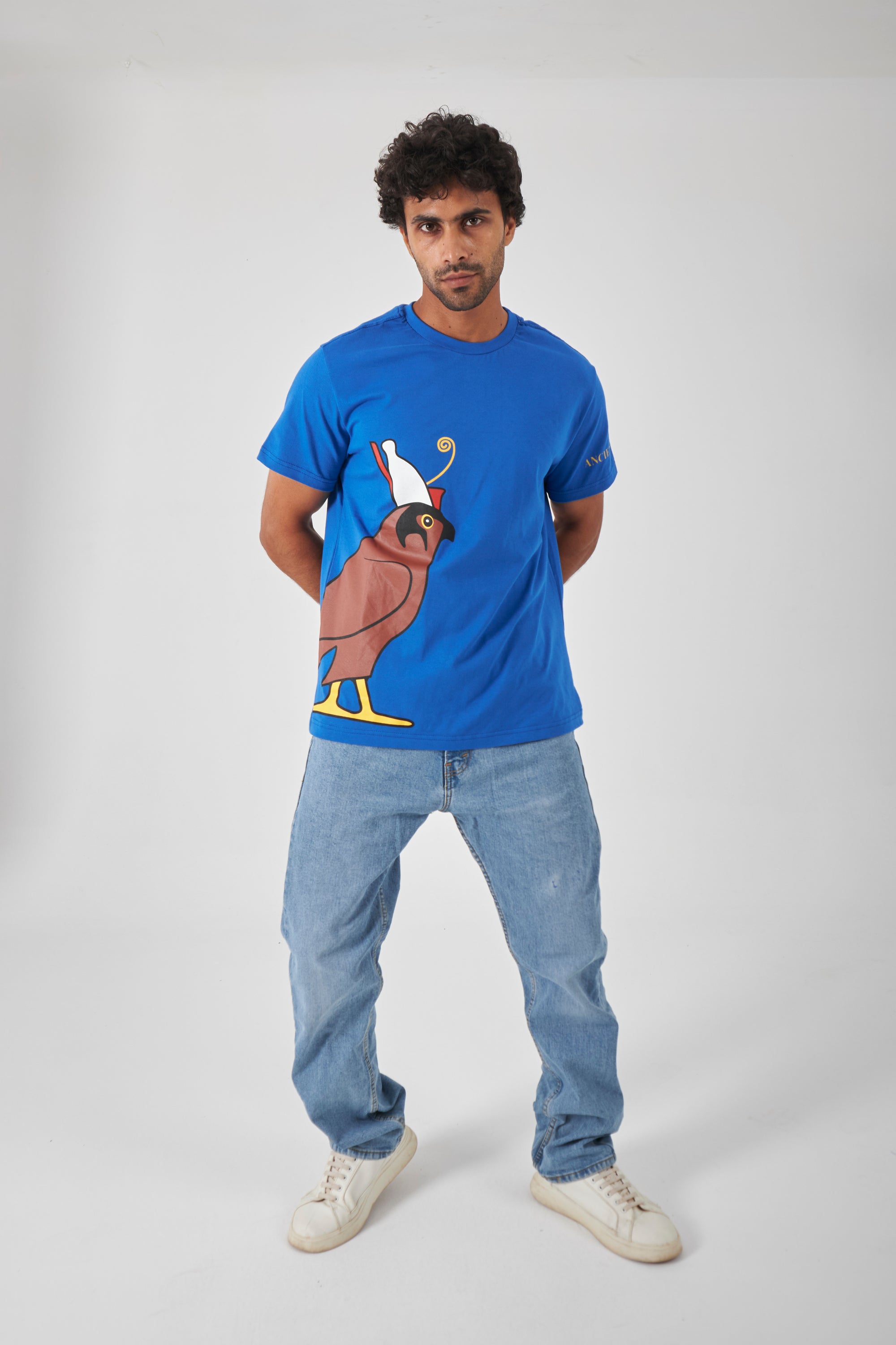 The Side Signature T-Shirt - Royal Blue