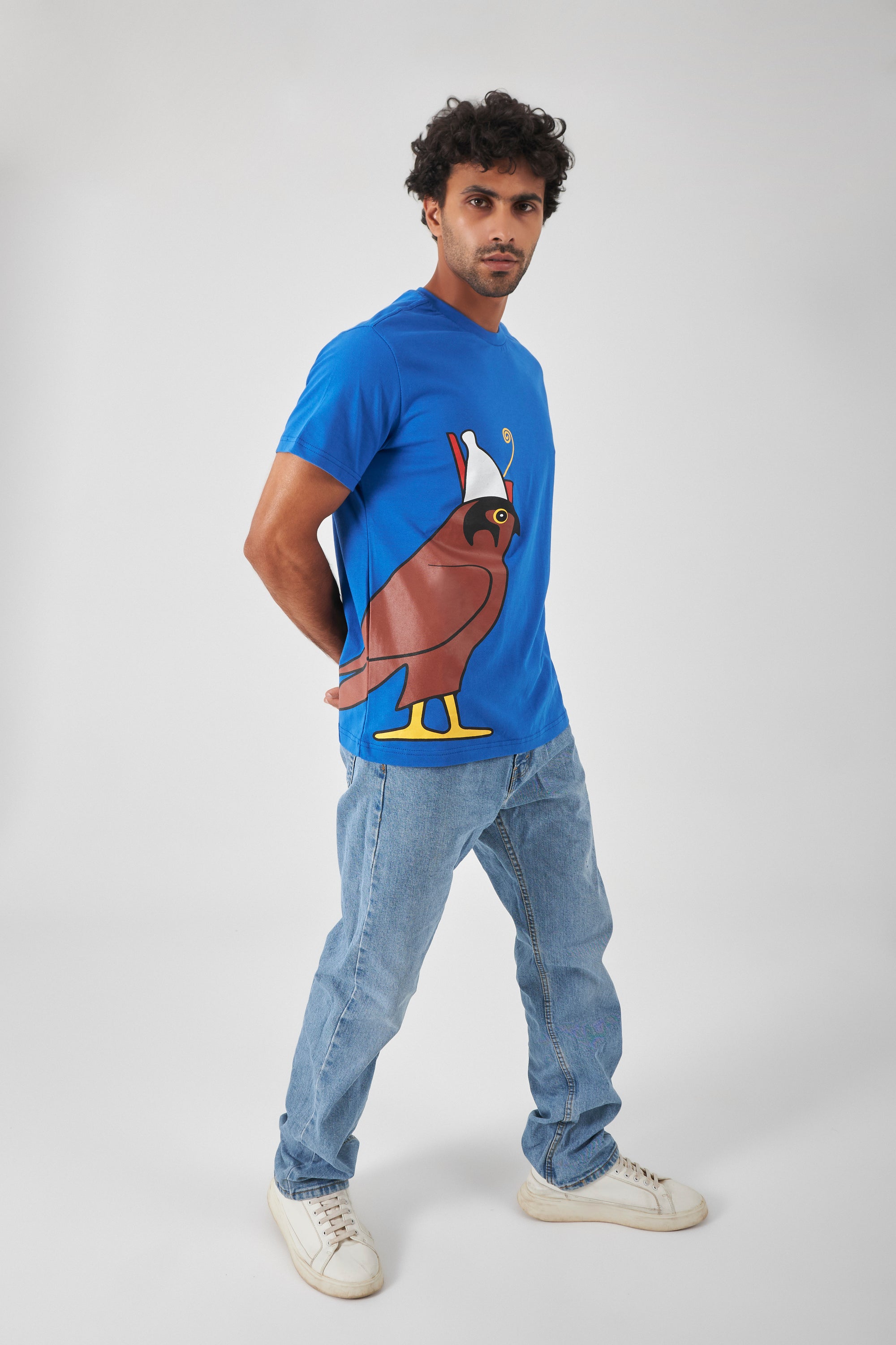 The Side Signature T-Shirt - Royal Blue