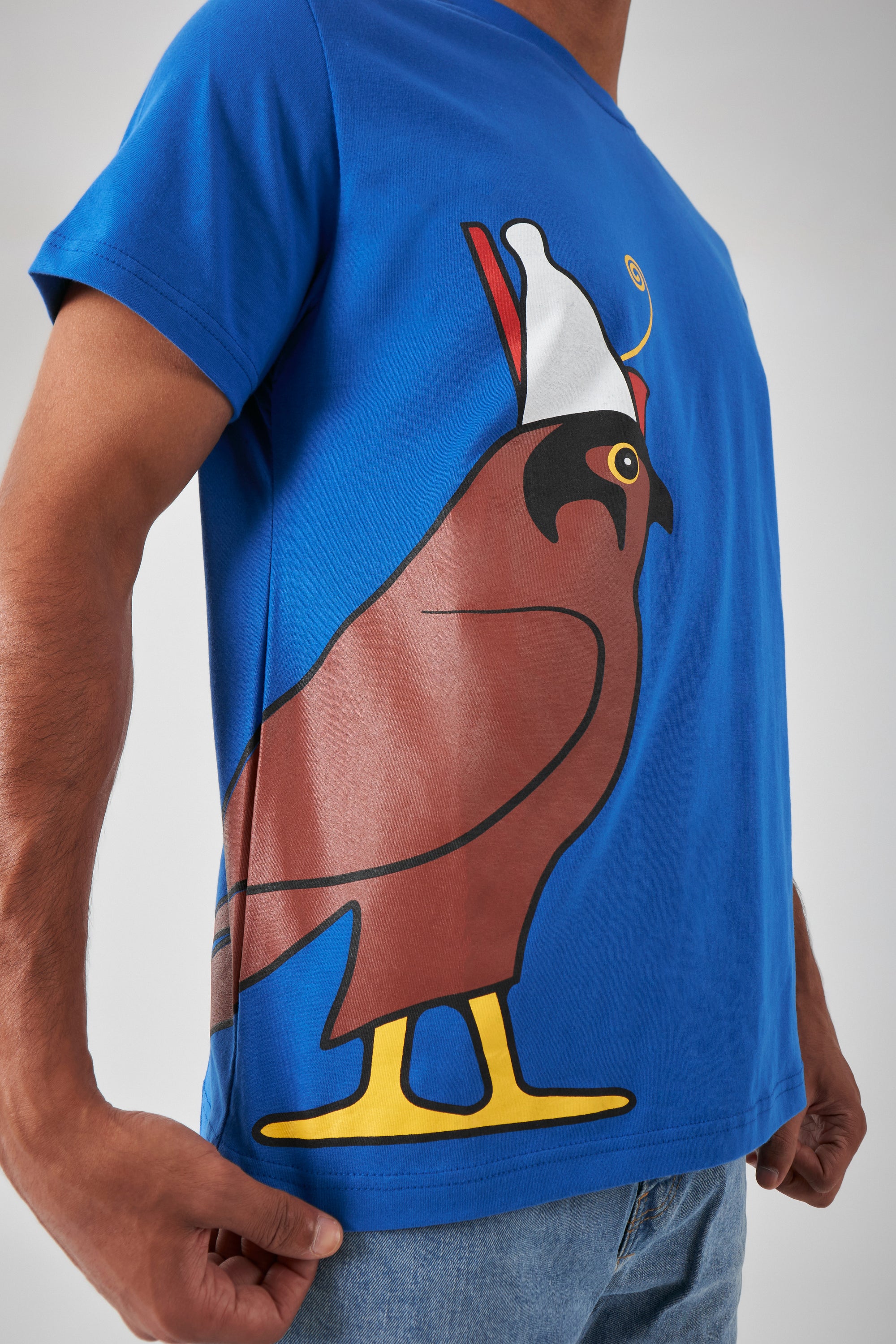 The Side Signature T-Shirt - Royal Blue