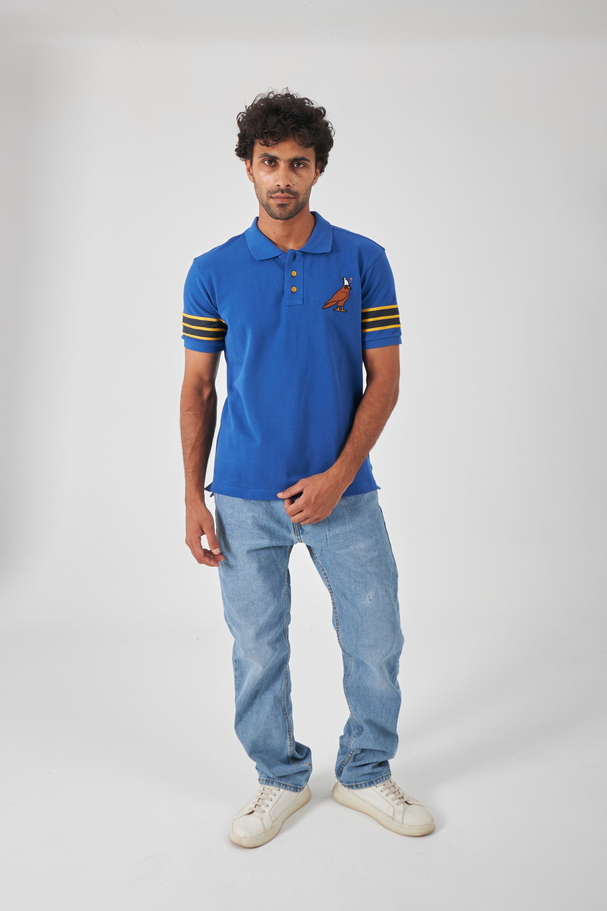Premium Polo Shirt - Royal Blue