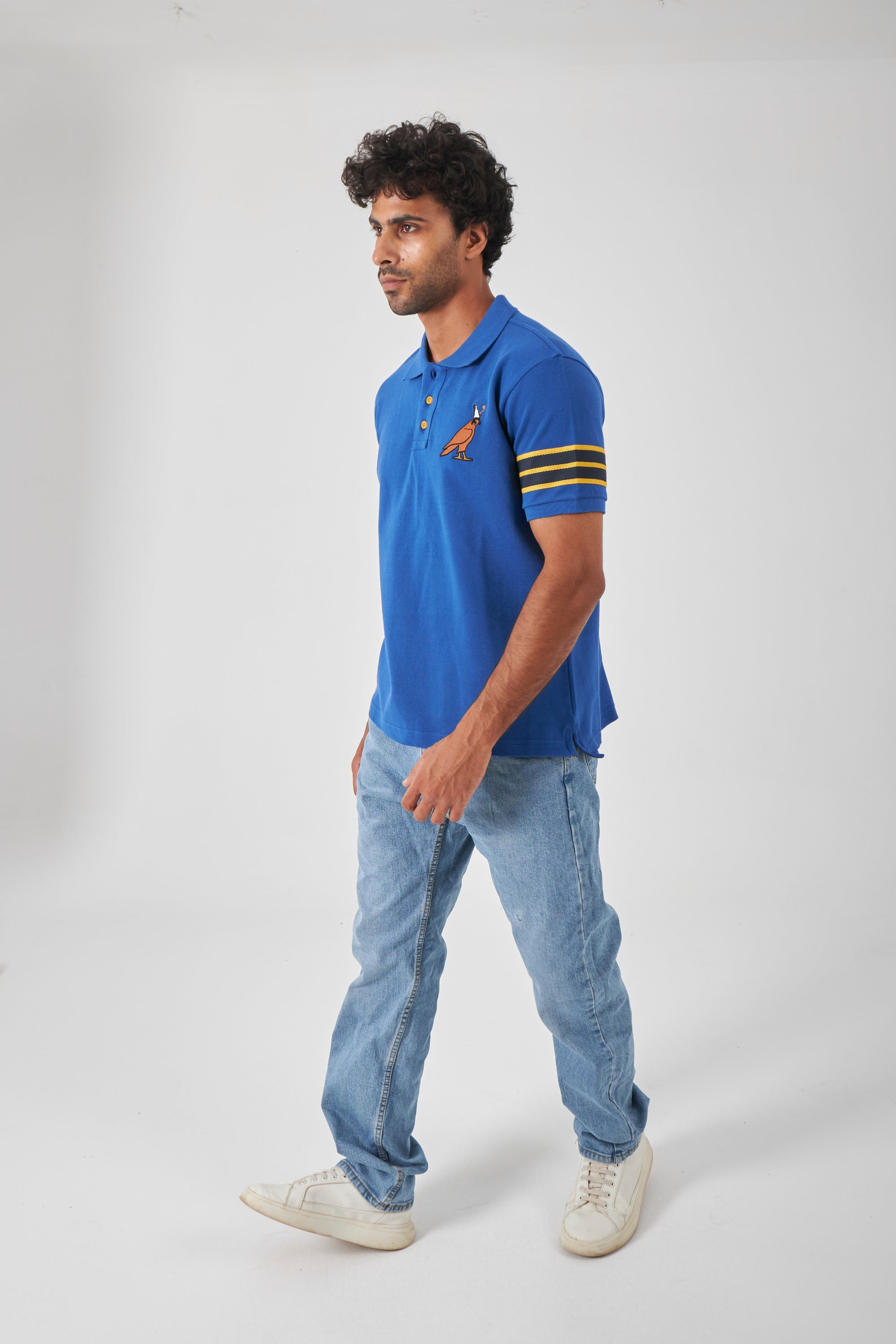 Premium Polo Shirt - Royal Blue