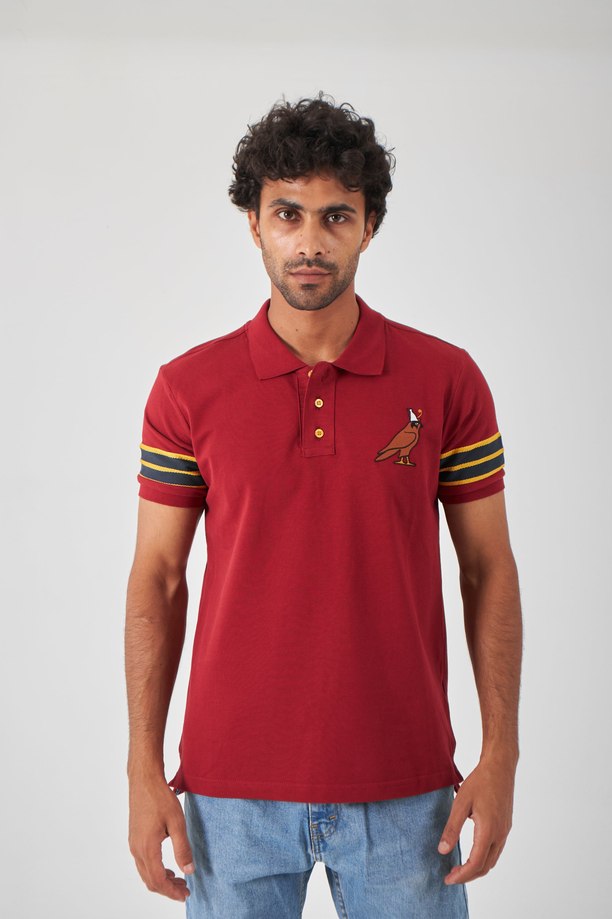 Premium Polo Shirt - Royal Red