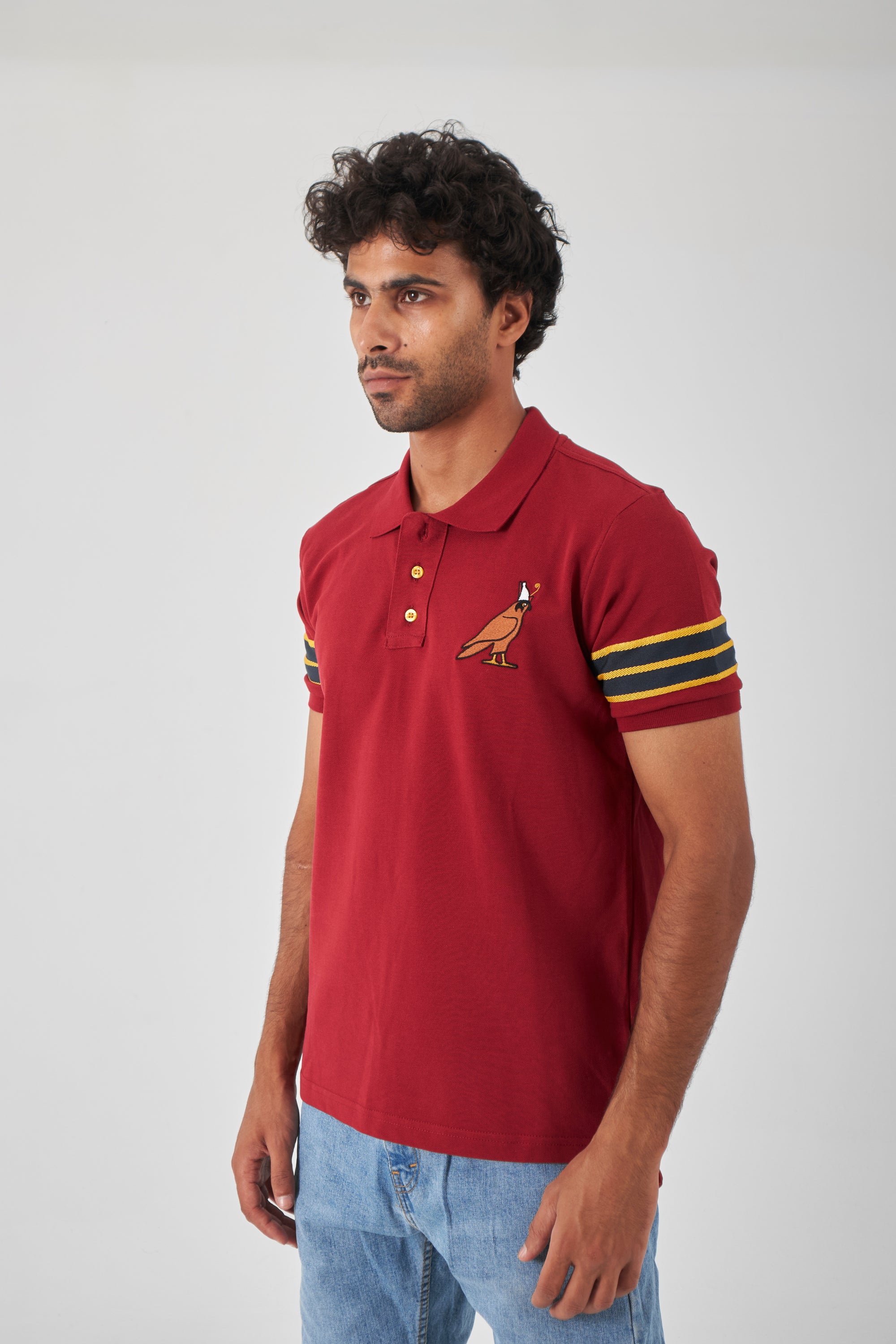 Premium Polo Shirt - Royal Red