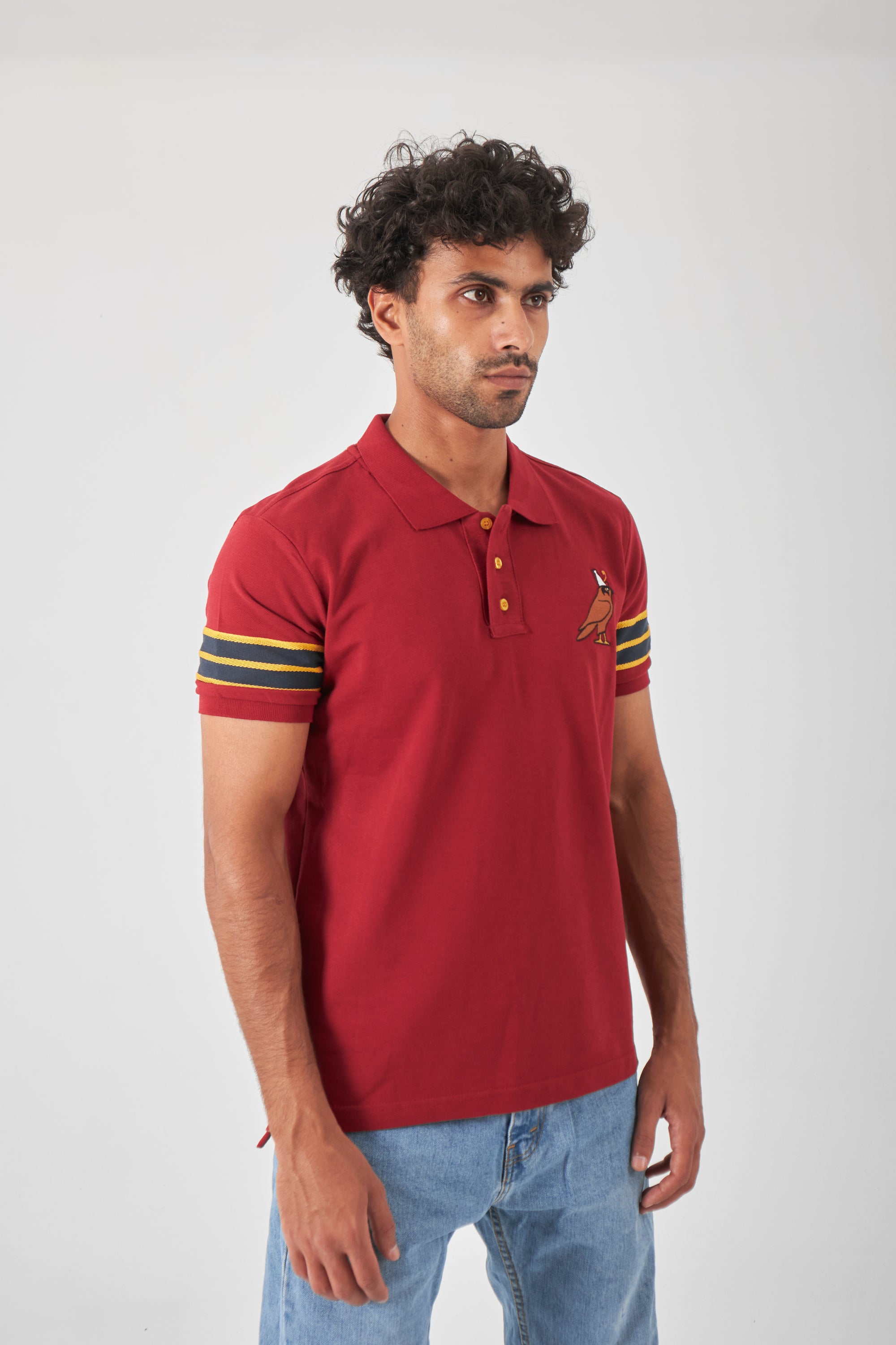 Premium Polo Shirt - Royal Red