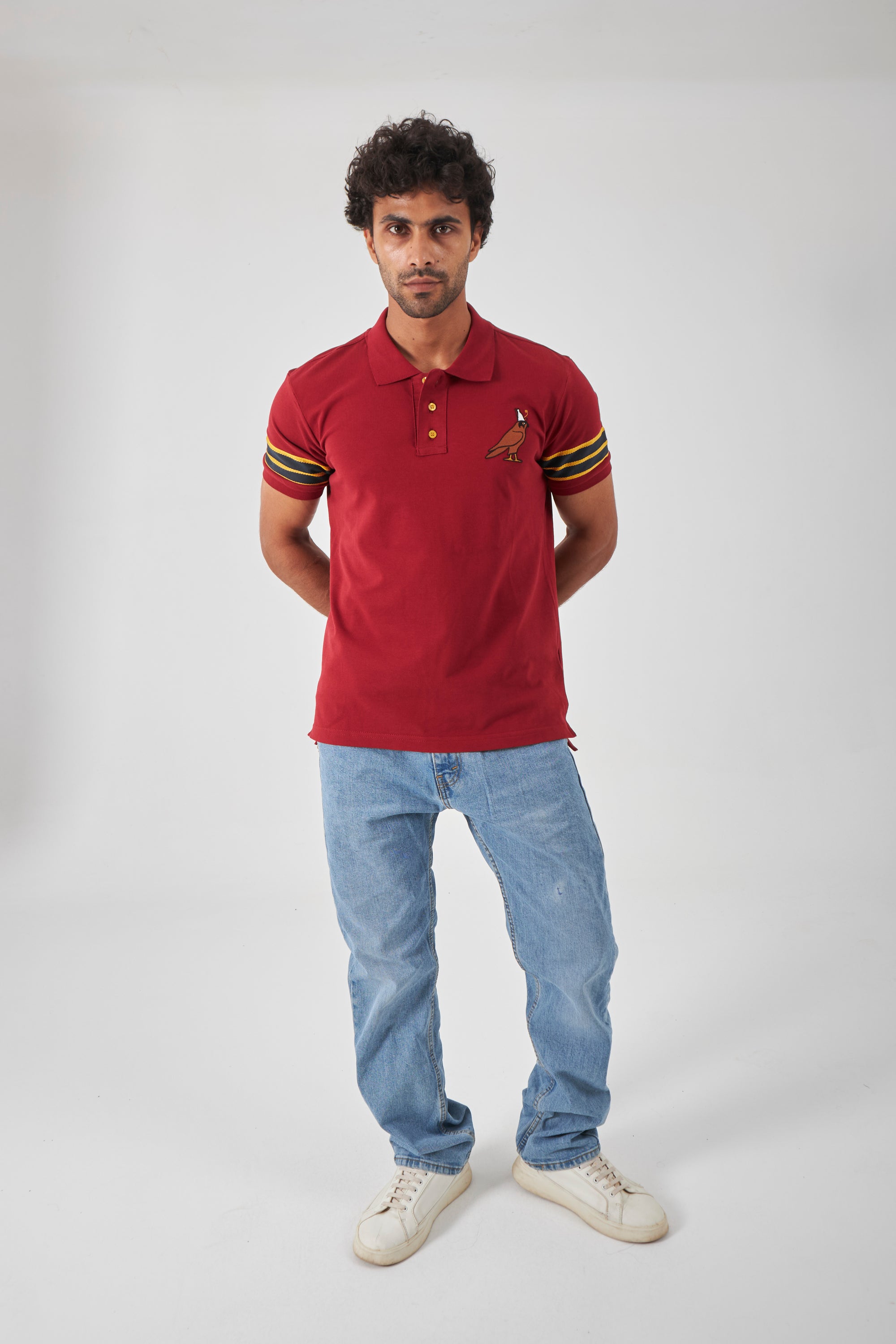 Premium Polo Shirt - Royal Red
