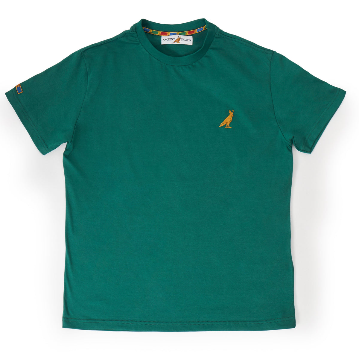 Basic Crew Neck T-Shirt  - Royal Green
