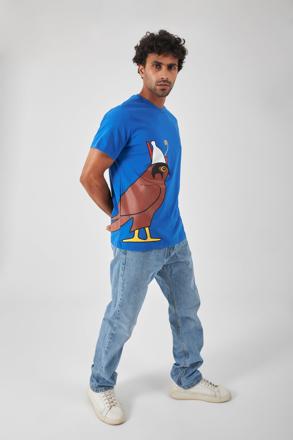 The Side Signature T-Shirt - Royal Blue
