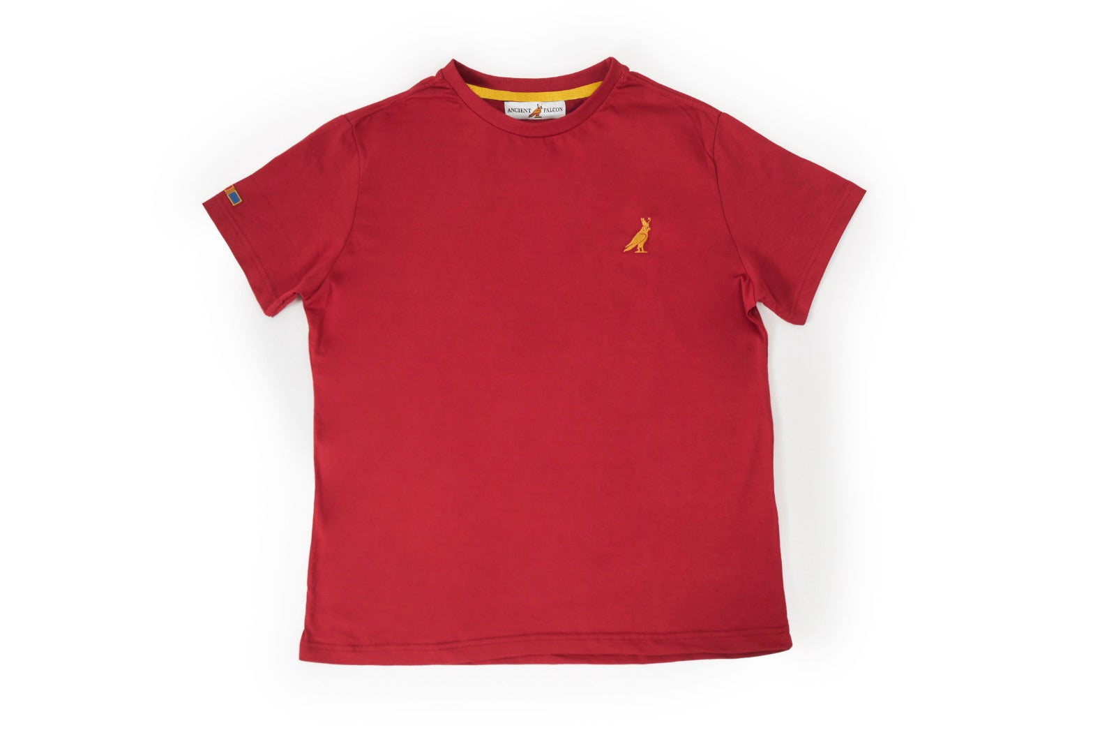 Basic Crew Neck T-Shirt - Royal Red
