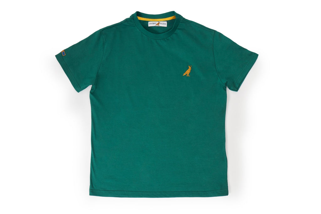 Basic Crew Neck T-Shirt  - Royal Green